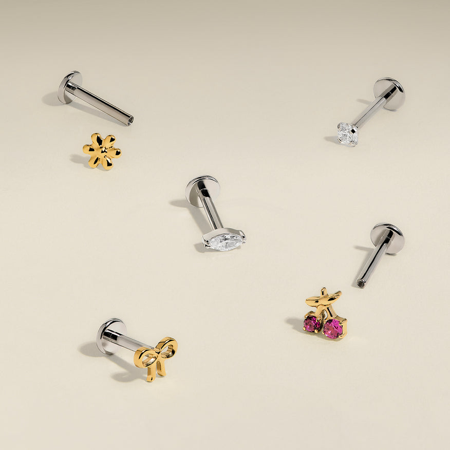 Piercing Post in Titanium-Astrid & Miyu
