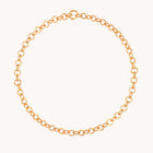 Molten Link Chain Necklace in Gold-Astrid & Miyu