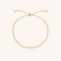 Beaded Bracelet in Solid Gold-Astrid & Miyu