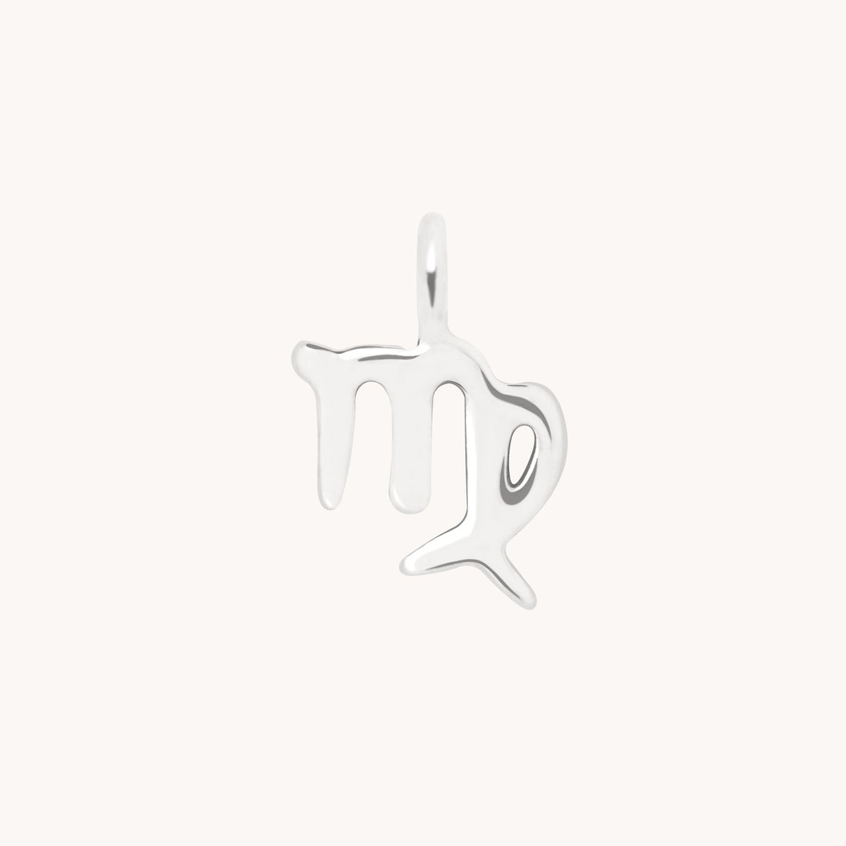 Virgo Zodiac Charm 9k White Gold - Welding Charm - Astrid & Miyu