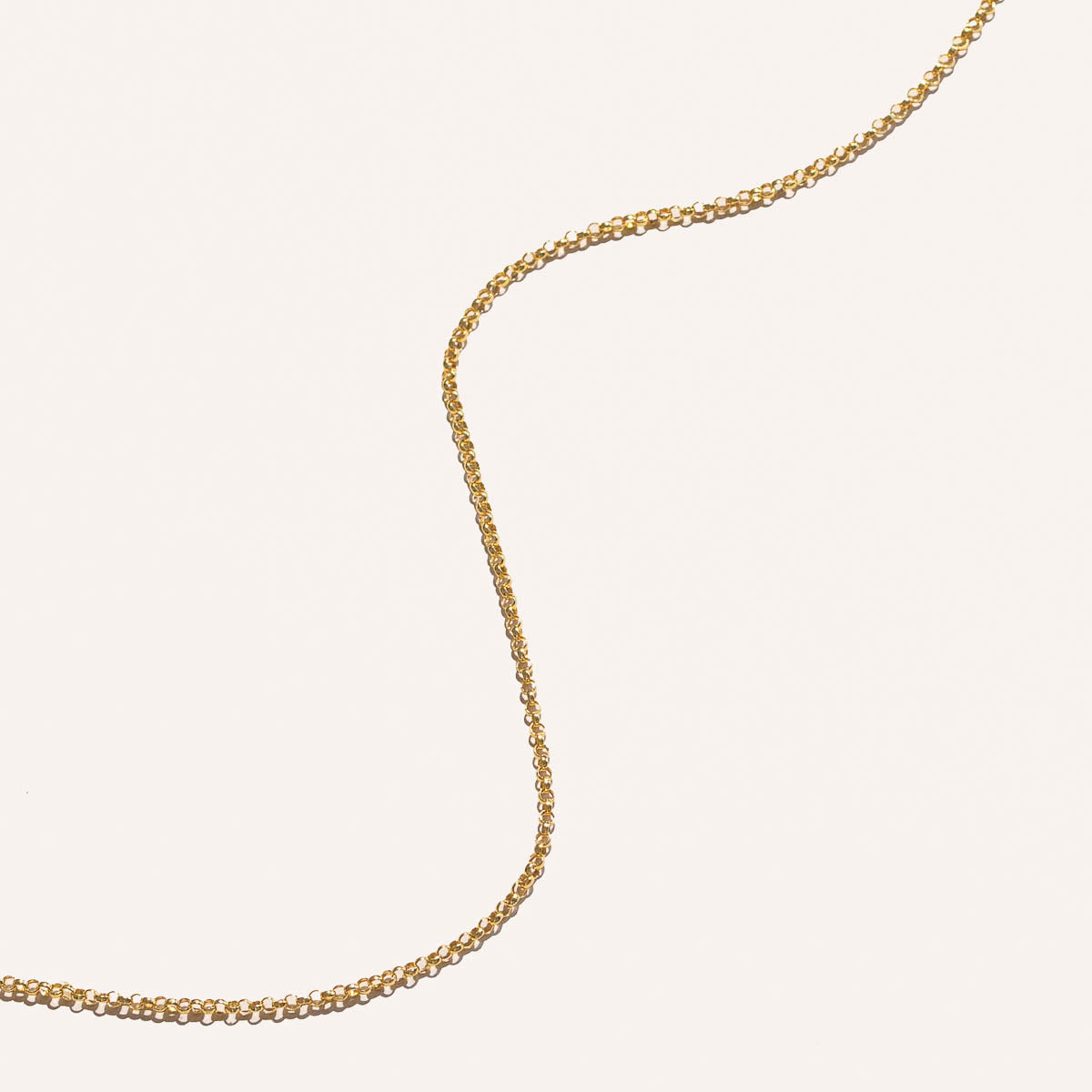 Charm Compatible Necklaces & Bracelets - Chelsea Chain Necklace in Solid Gold - - Astrid & Miyu