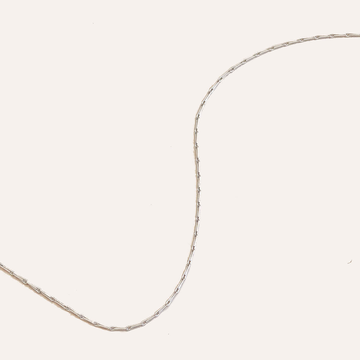 Gold Necklaces - Marylebone Chain Necklace in Solid White Gold - - Astrid & Miyu