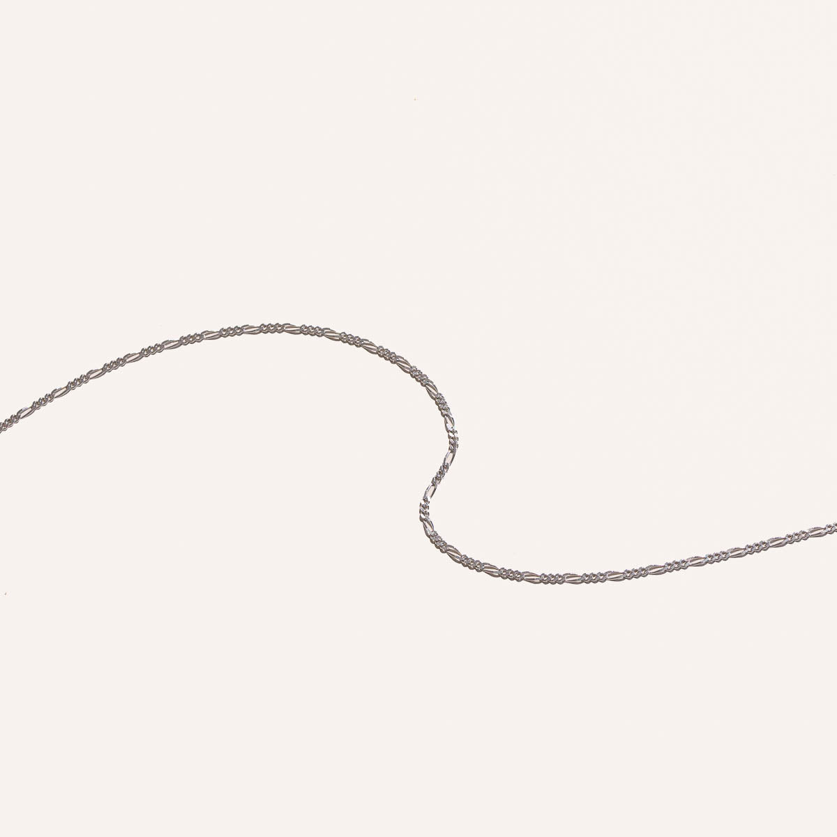 Charm Compatible Necklaces & Bracelets - Soho Chain Necklace in Solid White Gold - - Astrid & Miyu