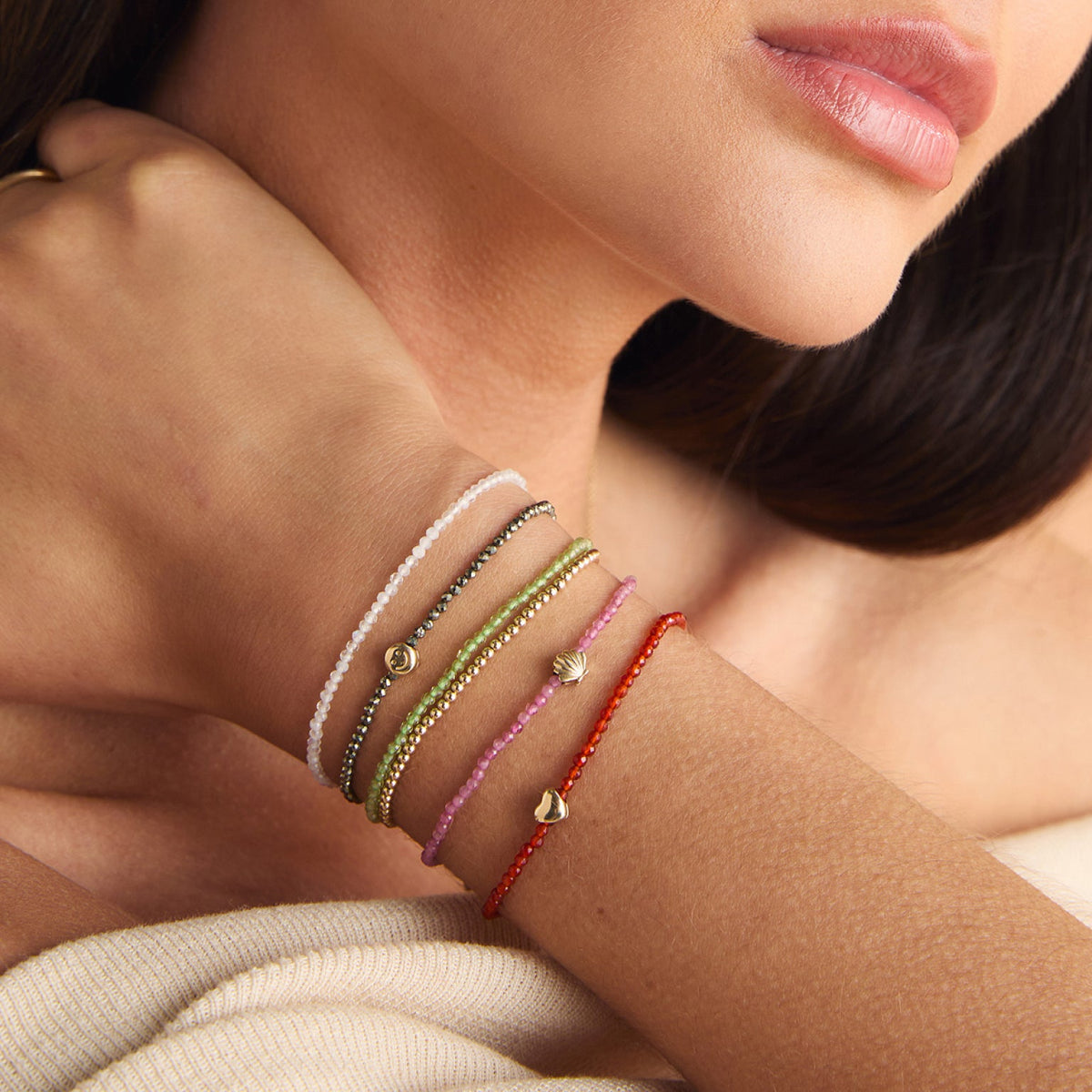 Gemstone Bracelets-Astrid &amp; Miyu