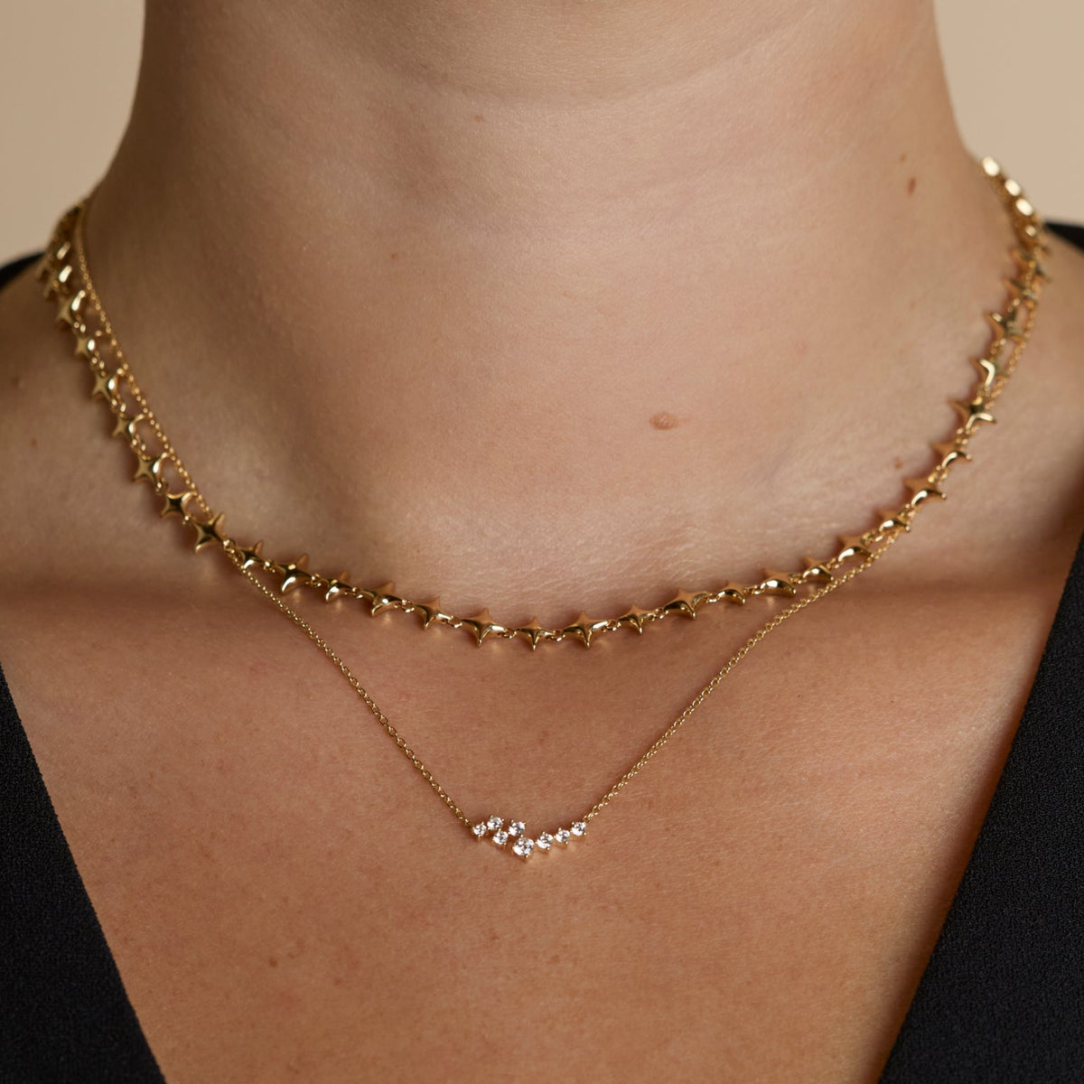 Gold Necklaces-Astrid &amp; Miyu