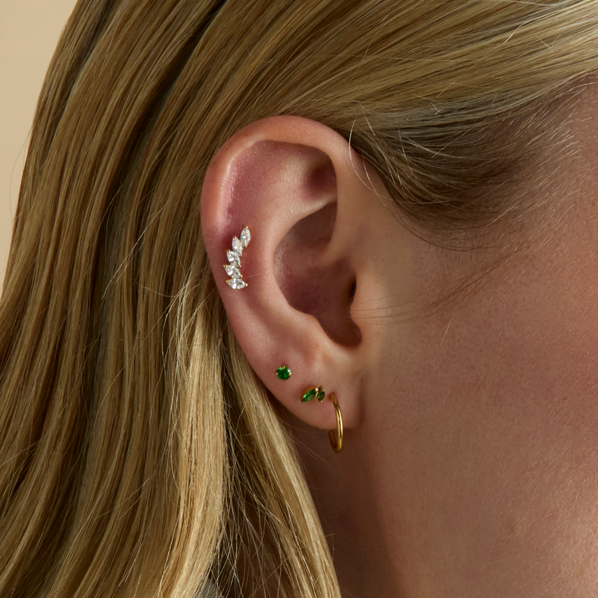 Flat Back Labret Studs-Astrid &amp; Miyu