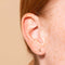 Birthstone Earrings - November Citrine Birthstone Earrings in Solid Gold - Stud Earrings - Astrid &amp; Miyu