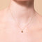 Gemstone Jewellery - November Citrine Birthstone Necklace in Solid Gold - Pendant Necklace - Astrid &amp; Miyu