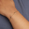 18k Gold Plated Jewellery - Heart Charm Bracelet in Gold - Charm Bracelets - Astrid &amp; Miyu