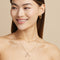 18k Gold Plated Jewellery - Heart Charm Necklace in Gold - Charm Necklaces - Astrid &amp; Miyu