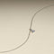 Diamond Pendant Necklace Ornament Bauble in Solid White Gold-Astrid &amp; Miyu