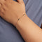 18k Gold Plated Jewellery - Heart Charm Bracelet in Gold - Charm Bracelets - Astrid &amp; Miyu