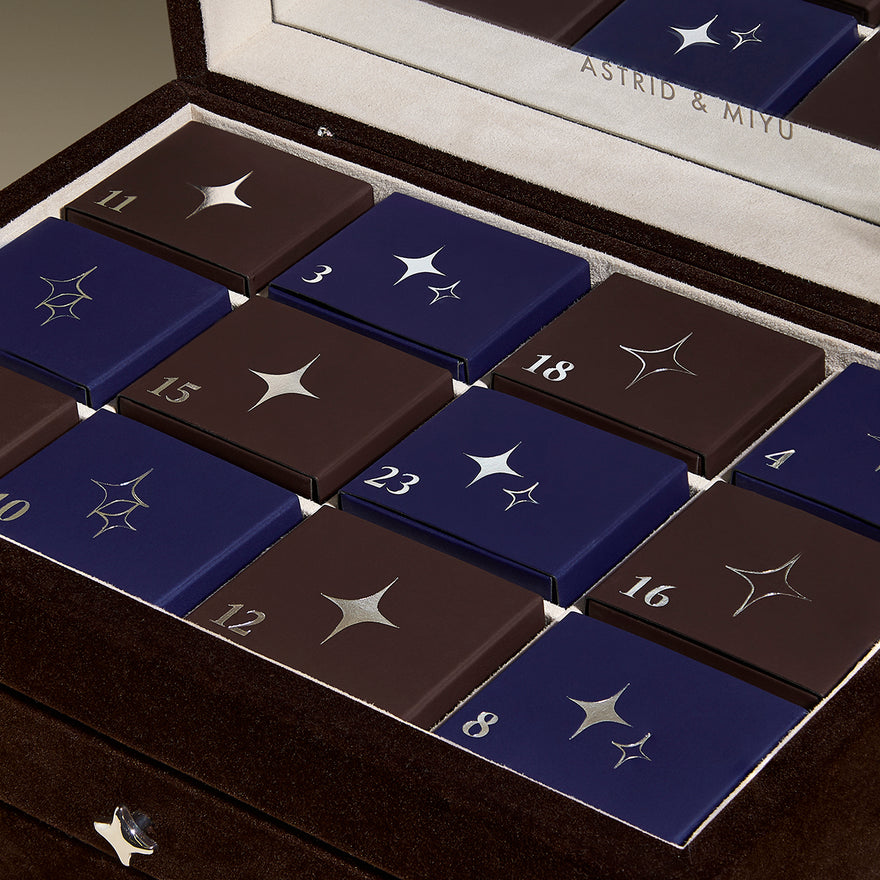 24 Day Advent Calendar in Gold-Astrid &amp; Miyu