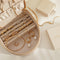 Jewellery Boxes - Leather Jewellery Box in Fawn Sand - Jewellery Box - Astrid &amp; Miyu