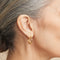 18k Gold Plated Jewellery - Essential Medium Hoops in Gold - Hoop Earrings - Astrid &amp; Miyu
