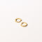 Essential Huggies in Gold flat lay