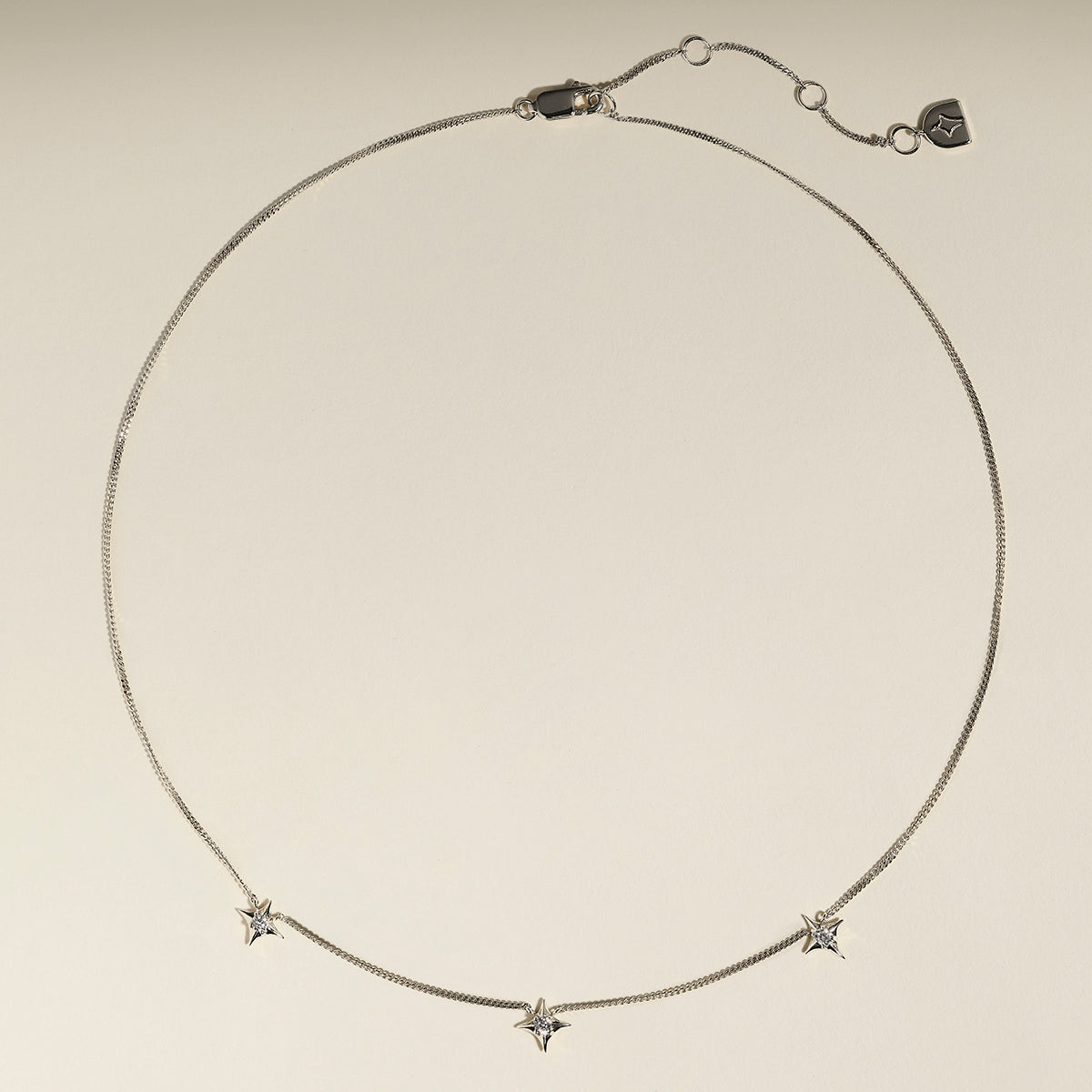 Cosmic Star Charm Necklace in Silver-Astrid &amp; Miyu
