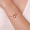 18k Gold Plated Jewellery - Orbit Crystal Bracelet in Gold - Chain Bracelet - Astrid &amp; Miyu