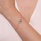 Bracelets - Orbit Crystal Bracelet in Silver - Chain Bracelet - Astrid &amp; Miyu