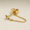 Cosmic Star Chain Stud Earrings in Gold-Astrid &amp; Miyu