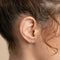 18k Rose Gold Plated Jewellery - Cosmic Star Chain Stud Earrings in Rose Gold - Stud Earrings - Astrid &amp; Miyu
