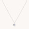 December Tanzanite - December Tanzanite Birthstone Necklace in Solid White Gold - Pendant Necklace - Astrid &amp; Miyu