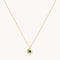 Birthstone Jewellery - May Tsavorite Birthstone Necklace in Solid Gold - Pendant Necklace - Astrid &amp; Miyu