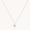 Birthstone Jewellery - October Opal Birthstone Necklace in Solid White Gold - Pendant Necklace - Astrid &amp; Miyu
