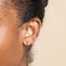 Earrings - Seamless Hoop 1.2mm in Solid Gold - - Astrid &amp; Miyu