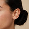 Daith Piercing Jewellery - Pavé Seamless 1.2mm Piercing Hoop in Solid White Gold - Piercing Hoop - Astrid &amp; Miyu