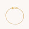 18k Gold Plated Jewellery - Navette Crystal Bracelet in Gold - Charm Bracelet - Astrid &amp; Miyu