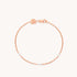 18k Rose Gold Plated Jewellery - Navette Crystal Bracelet in Rose Gold - Charm Bracelet - Astrid &amp; Miyu