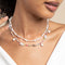 18k Gold Plated Jewellery - Serenity Pearl Beaded Necklace in Gold - Necklaces - Astrid &amp; Miyu