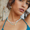 18k Gold Plated Jewellery - Serenity Pearl Beaded Necklace in Gold - Necklaces - Astrid &amp; Miyu