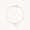 Orbit Topaz Bracelet in Solid Gold-Astrid &amp; Miyu
