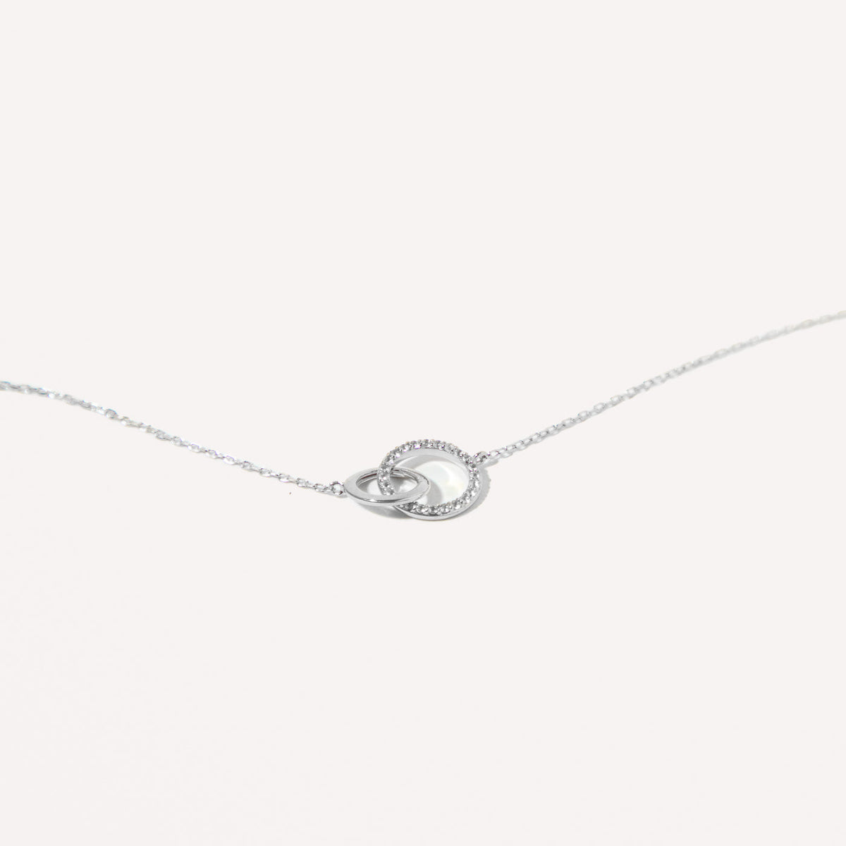 Orbit Topaz Bracelet in Solid White Gold-Astrid &amp; Miyu