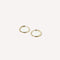 Earrings - Simple 12mm Hoops in Solid Gold - Hoop Earrings - Astrid &amp; Miyu
