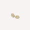 April White Topaz - Illusion Topaz Huggies in Solid Gold - Hoop Earrings - Astrid &amp; Miyu