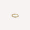 April White Topaz - Illusion Topaz Band Ring in Solid Gold - Rings - Astrid &amp; Miyu