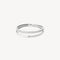 April White Topaz - Illusion Topaz Band Ring in Solid White Gold - Rings - Astrid &amp; Miyu