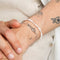 Bracelets - Dome Link Bracelet in Silver - Chain Bracelets - Astrid &amp; Miyu