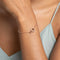 18k Gold Plated Jewellery - Dome Link Bracelet in Gold - Chain Bracelet - Astrid &amp; Miyu
