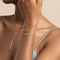 18k Gold Plated Jewellery - Dome Link Bracelet in Gold - Chain Bracelet - Astrid &amp; Miyu
