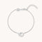 Bracelets - Dome Link Bracelet in Silver - Chain Bracelets - Astrid &amp; Miyu