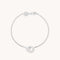 Bracelets - Dome Link Bracelet in Silver - Chain Bracelet - Astrid &amp; Miyu