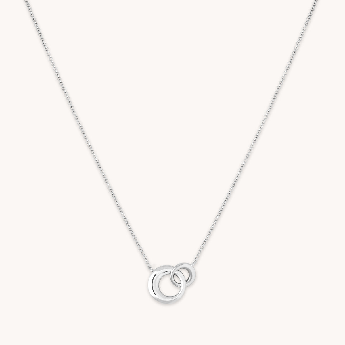 Necklaces & Bracelets - Dome Link Necklace in Silver - Pendant Necklace - Astrid &amp; Miyu
