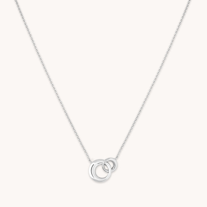 Necklaces & Bracelets - Dome Link Necklace in Silver - Pendant Necklace - Astrid &amp; Miyu