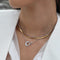 Necklaces & Bracelets - Dome Link Necklace in Silver - Pendant Necklace - Astrid &amp; Miyu