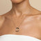 18k Gold Plated Jewellery - D Initial Bold Pendant Necklace in Gold - Pendant Necklace - Astrid &amp; Miyu