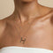 18k Gold Plated Jewellery - H Initial Bold Pendant Necklace in Gold - Pendant Necklace - Astrid &amp; Miyu